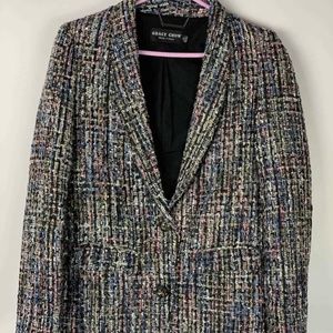 Grace Chow Shimmery Tweed Blazer